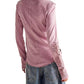 Free People - Our Song Henley Cuff Top