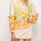 Fate - Floral Whimsy Ruffle Blouse