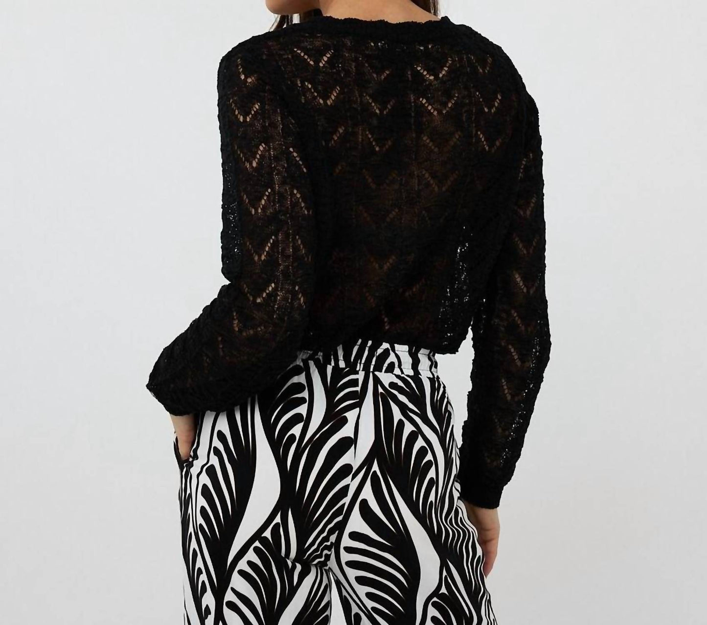 Esqualo - Fancy Knit Cardigan