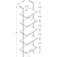 Etagere Bookcase Ladder 5 Tier For Office