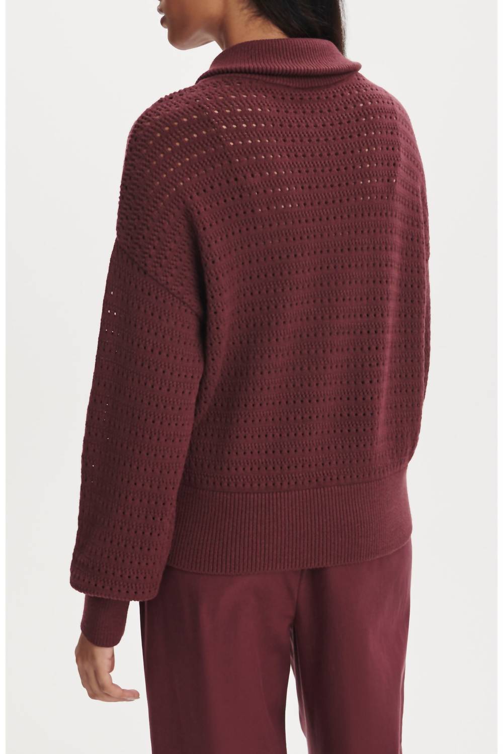 Varley - Darla Half Zip Knit Sweater