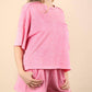 Very J - Mineral Washed Comfy Knit Top & Shorts Set