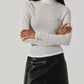 Astr - Lida Open Knit Top