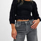 Free People - Oliva Balloon Sleeve Top