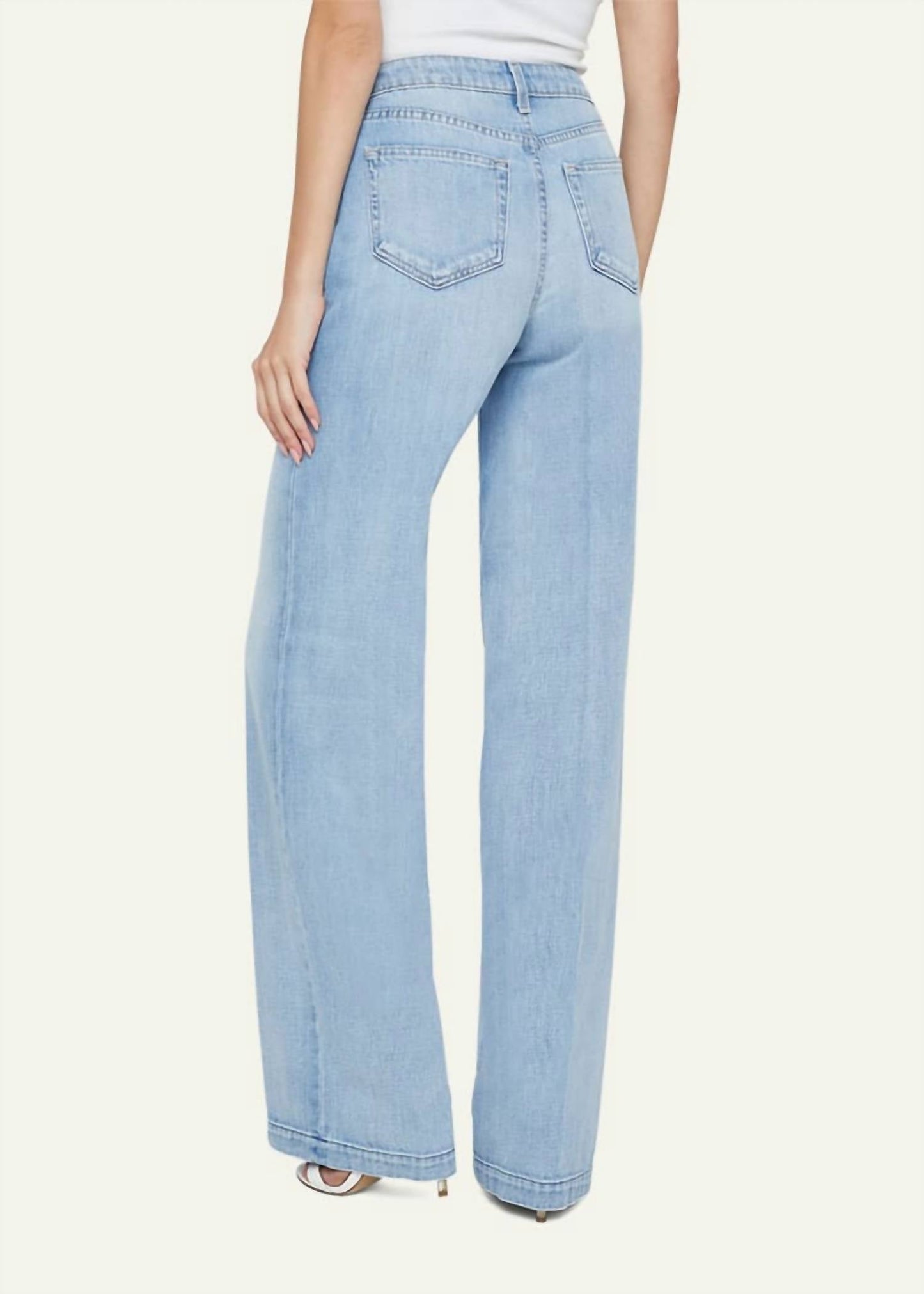L'Agence - Clayton High Rise Wide Leg Jeans