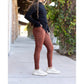 Julia Rose - Houndstooth Full Length Leggings