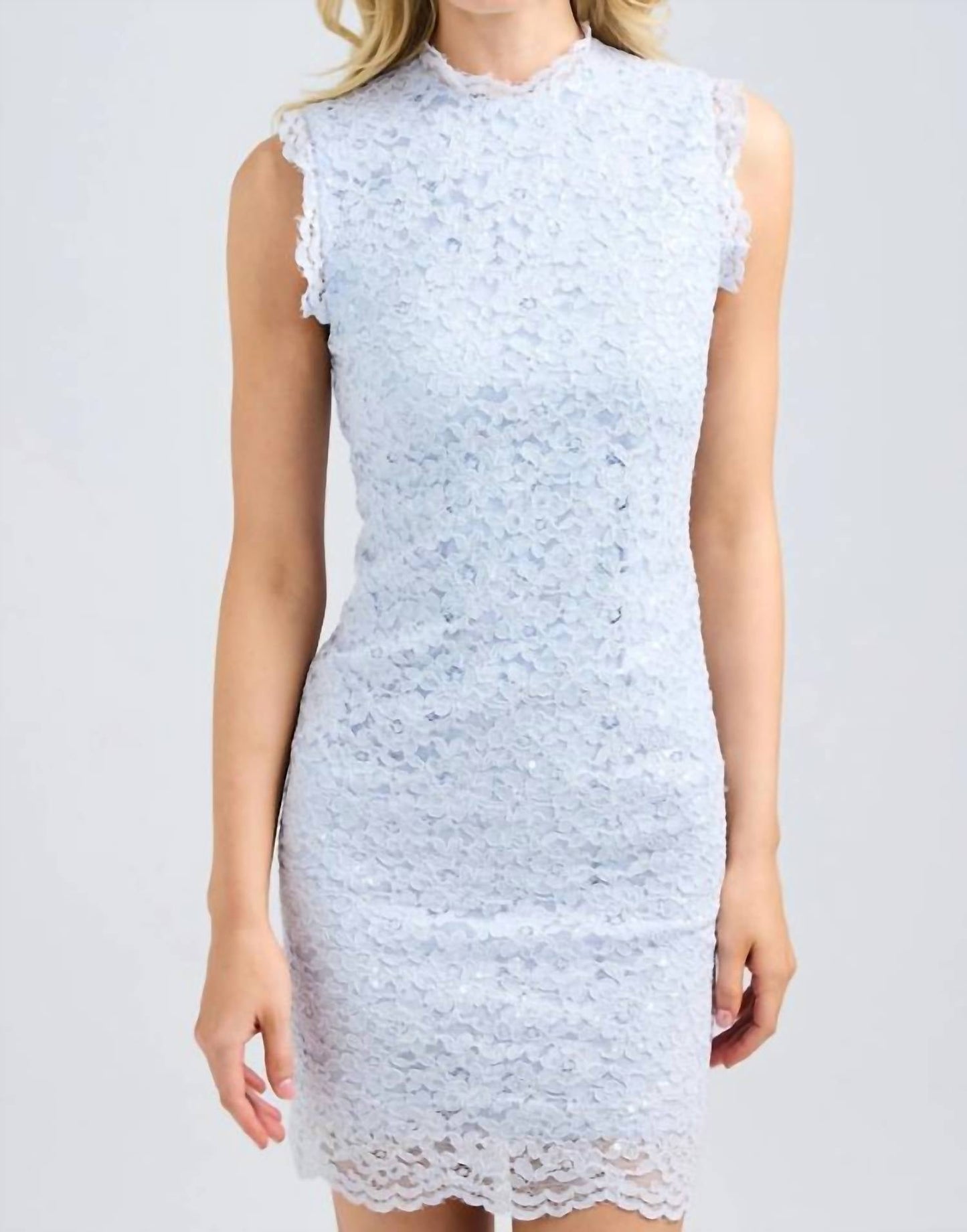 Generation Love - Cornelia Sequin Lace Shift Dress