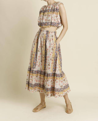 Aureum - PAISLEY MIDI SKIRT