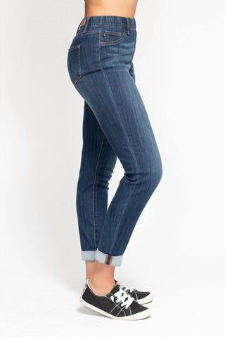 Judy Blue - Cuffed Slim Fit Jeans