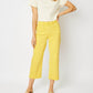 Judy Blue - High Waist Braided Waistband Wide Leg Crop Denim Jeans