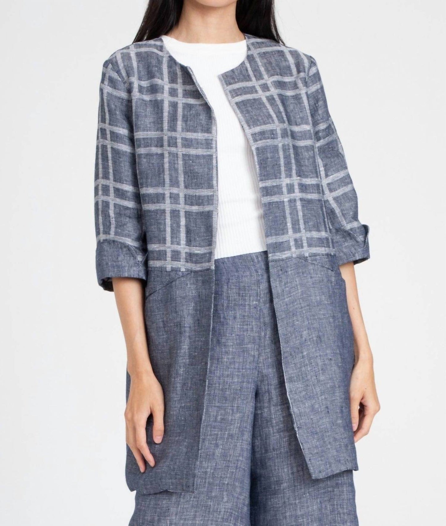 Eva Franco - Carrie Car Linen Coat