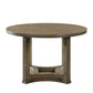 Parfield 5 Pieces Round Dining Room Set - Light Brown / Oak
