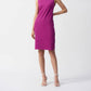 Joseph Ribkoff - Side Buttons Accent Sheath Dress