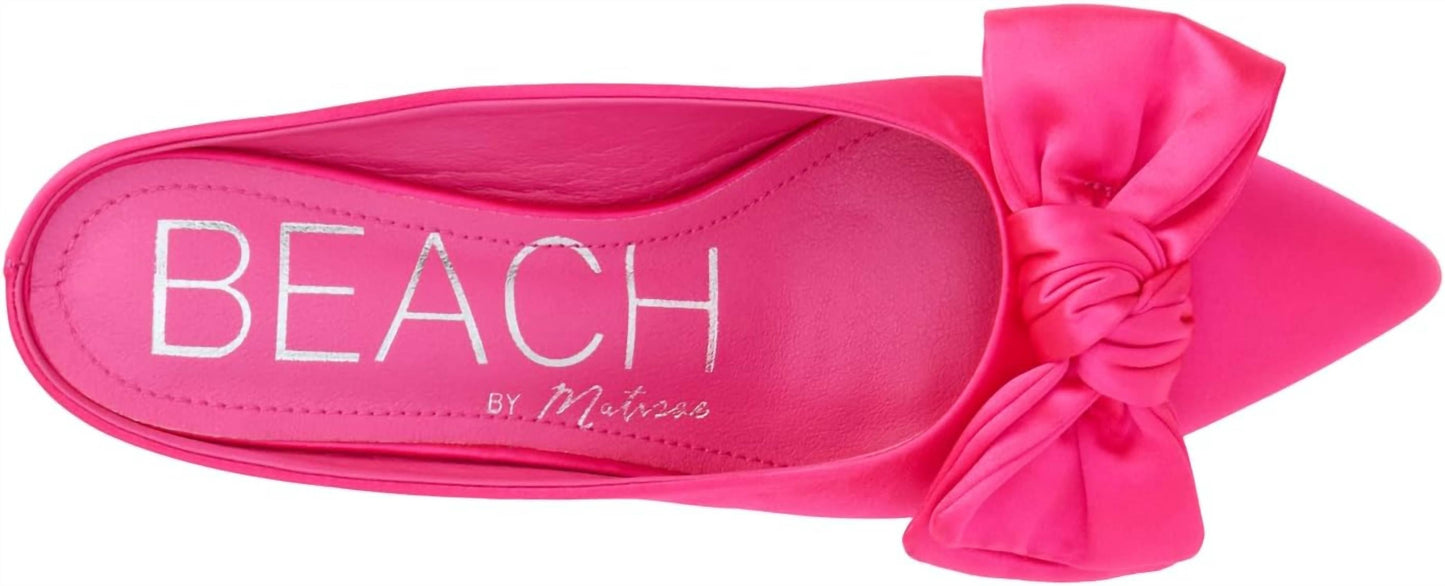 Beach By Matisse - Women's Bow Heeled Mule