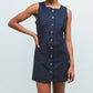 Olivaceous - Button-front Dress