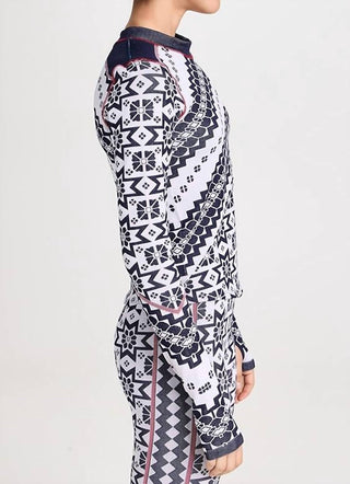 Free People - Myoko Jacquard Long Sleeve Layer Top