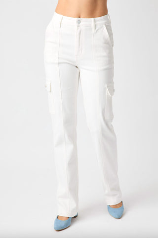 Judy Blue - Cargo Straight Leg Jeans