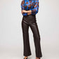 Fifteen Twenty - Finley Faux Leather Wide-leg Pants