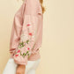 Entro - Floral Gardens Crewneck Long Sleeve Top