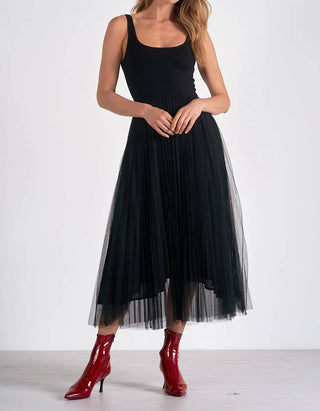 Elan - Maxi Tank Tulle Dress