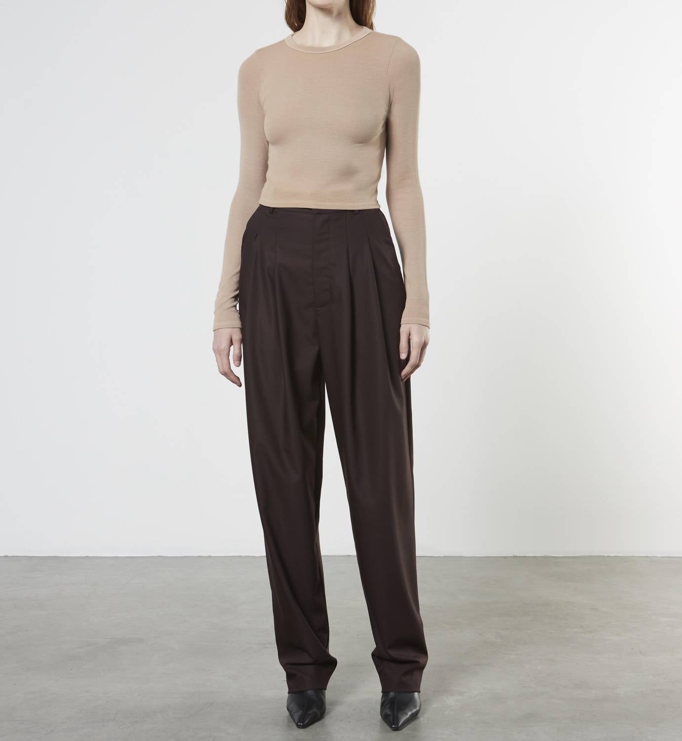 Enza Costa - TAPERED HIGH-WAIST TROUSER