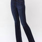 Vervet By Flying Monkey - Miranda Mid Rise Boot Cut Jeans