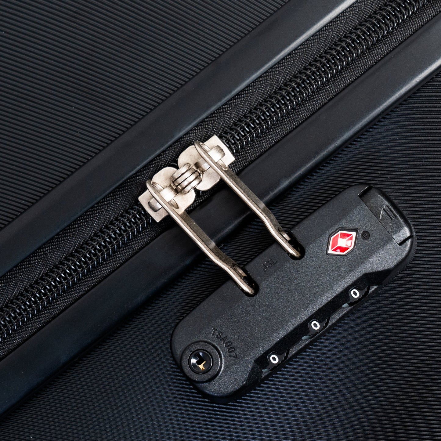 GigaTech 9-Piece Black Luggage Set With TSA Lock