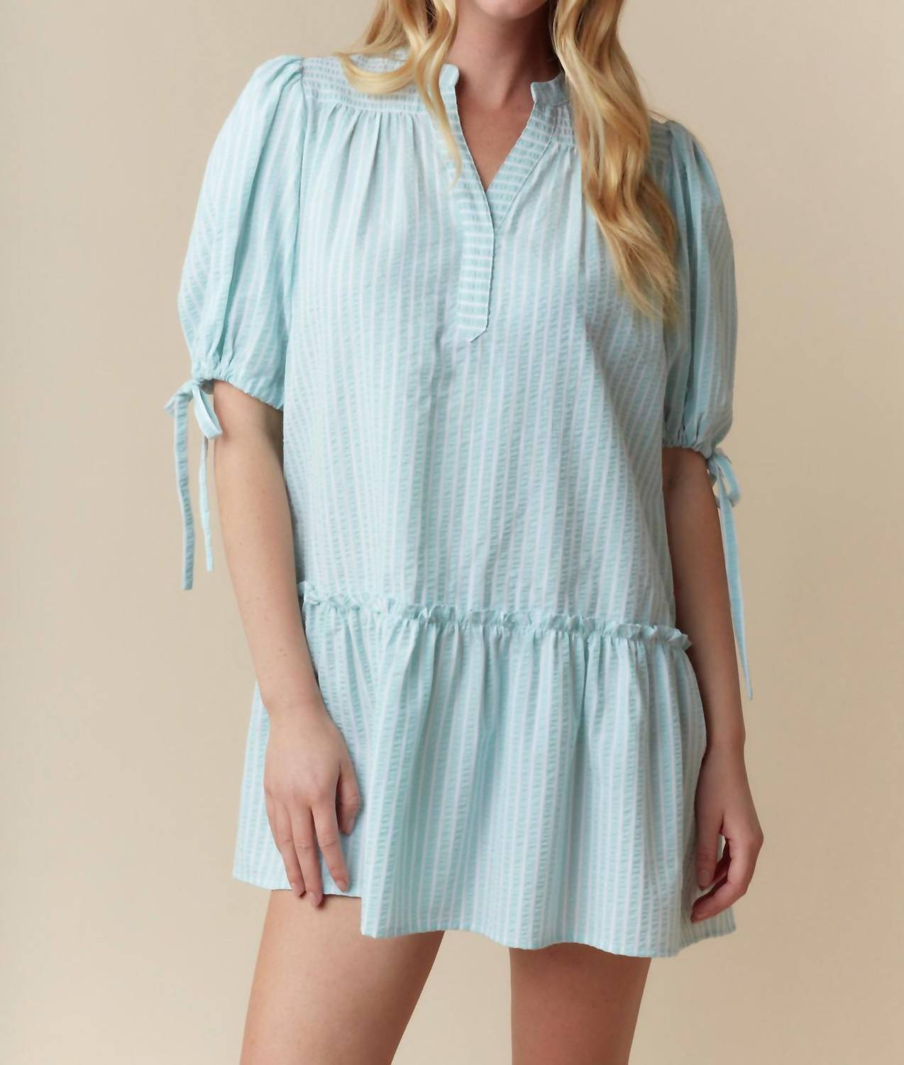 Fantastic Fawn - Palm Springs Striped Dress