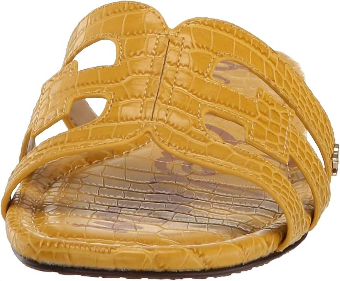 Sam Edelman - Women's Bay Slide Mule Open-toe Slip-on Leather Flat Sandals