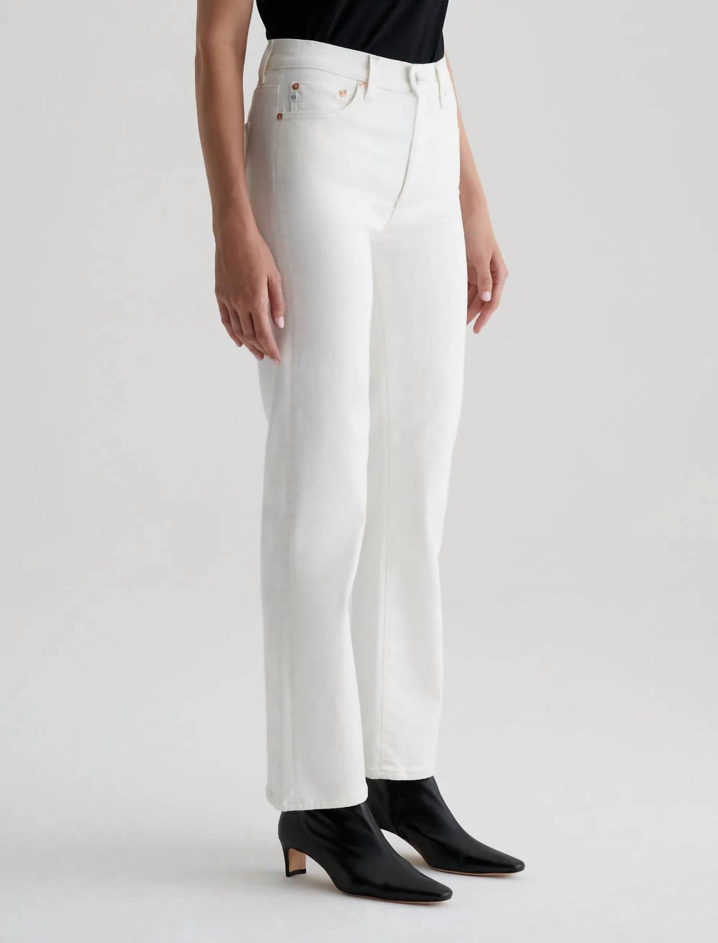 Ag Jeans - Brinley Mid-Rise Straight Jeans