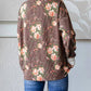 7Th Ray - Cozy Floral Drop Shoulder Top