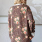 7Th Ray - Cozy Floral Drop Shoulder Top