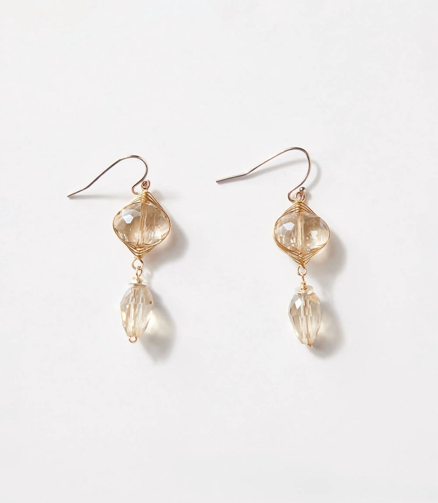 Anne Vaughan - Women's Crystal Quartz Dangle Earrings