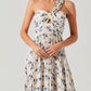 Astr - Rasya Pleated Floral Maxi Dress