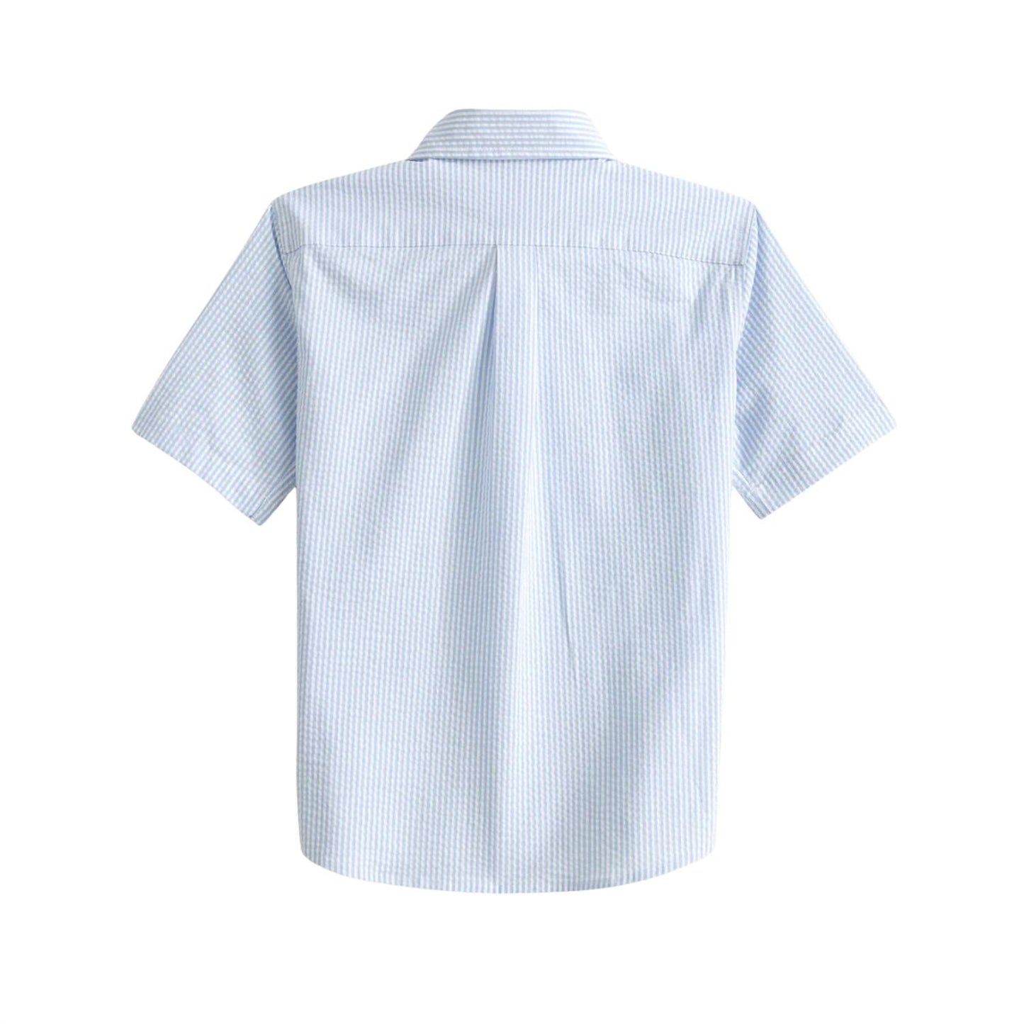 Southern Tide - Boys Folly Field Short Sleeve Seersucker Sportshirt