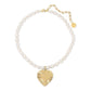 Eklexic - Women's Pearl & Hildegard Pendant Necklace