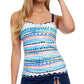 Profile By Gottex - E-Cup Scoop Neck Shirred Underwire Tankini Top