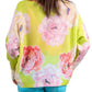 Gigi Moda - Daria Flower Print Batwing Sweater