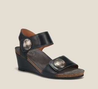 Taos - Women's Carousel 3 Wedge Heel Ankle Strap Sandal