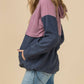 Entro - Color Block Hooded Sweatshirt