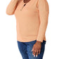 Basic Bae - Sophisticated Comfort Half Button Blouse