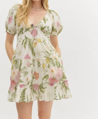 Entro - Lovie Floral Mini Dress