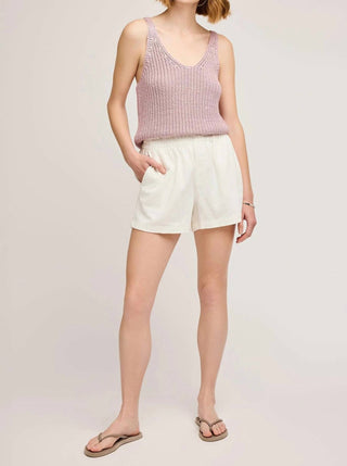 Gentle Fawn - Cleo Cotton Twill High Rise Shorts