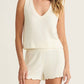 Z Supply - Sloane V-neck Silky Rib Tank