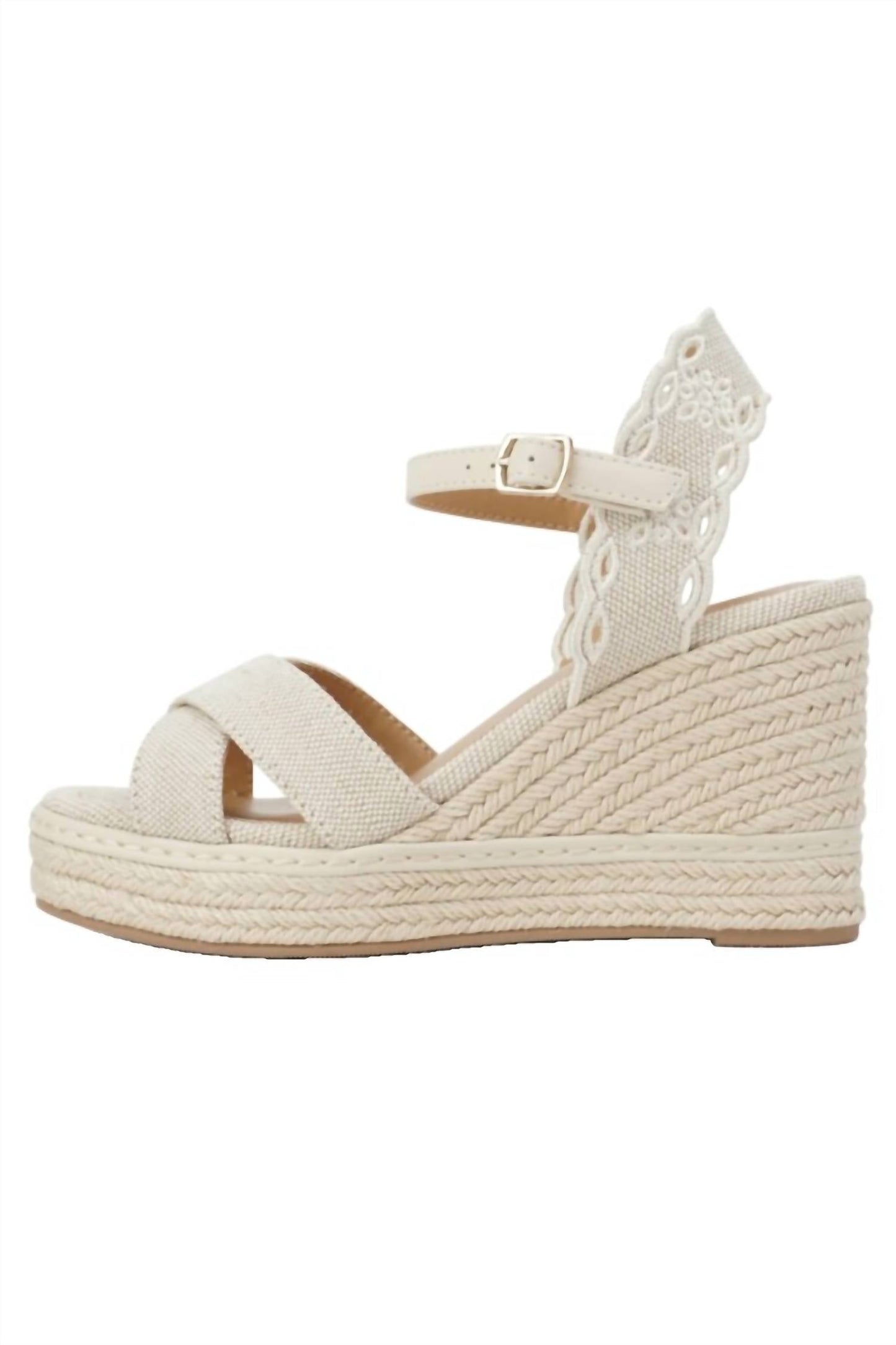 Fortune Dynamic - Women's Espadrille Cutout Wedge Heels
