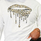 Double Take - Love Graphic Dropped Shoulder Sweatshirt