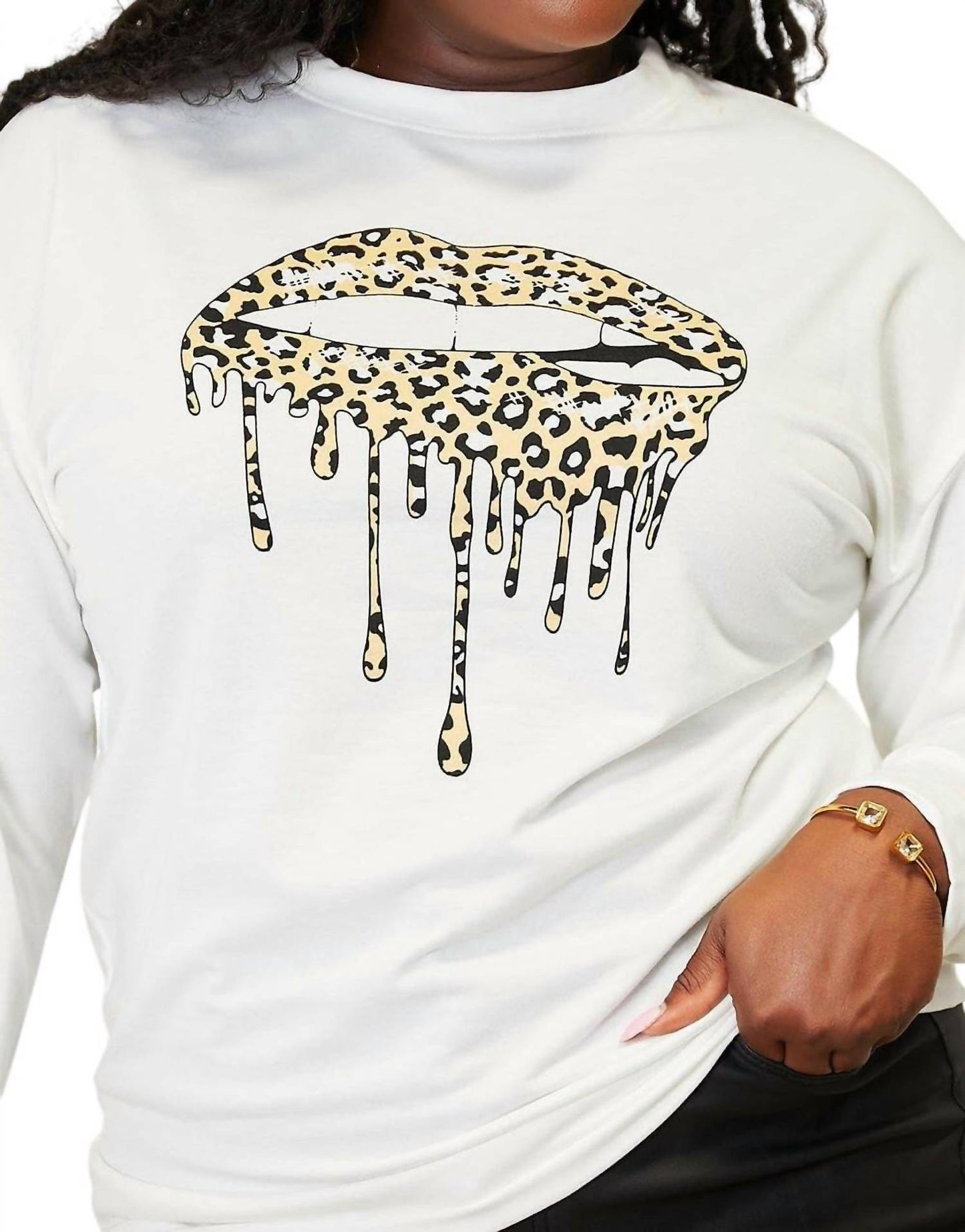 Double Take - Love Graphic Dropped Shoulder Sweatshirt