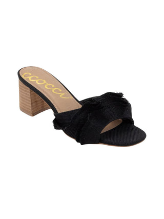 Ccocci - Women Frill Open Toe Heel Sandal