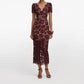 Self-Portrait - Floral Lace Midi Dress