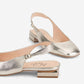 Agl - Women's Sandy Metallic Block Flat